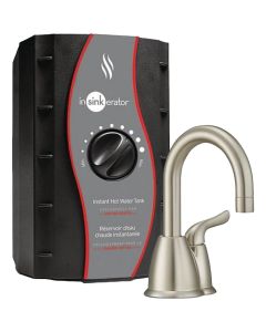 InSinkErator Invite HOT150 Satin Nickel Instant Hot Water System with 2/3 Gal. Stainless Steel Tank