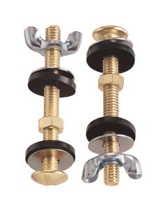 Do it 5/16 In. x 3 In. Brass Plated Tank Bolts (2 Pack)