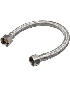 B&K 3/4 In. FIP X 3/4 In. ID C X 18 In. L Stainless Steel Water Heater Connector