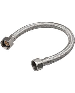 B&K 3/4 In. FIP X 1/2 In. ID CX 18 In. L Stainless Steel Water Heater Connector