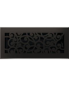 Imperial Wonderland 4 In. x 10 In. Cast Iron Steel Floor Register