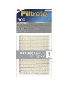 3M Filtrete 14 In. x 25 In. x 1 In. Basic Dust & Lint 300 MPR Furnace Filter
