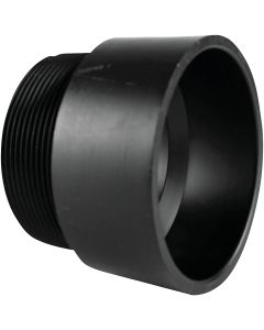 Charlotte Pipe 4 In. Hub x MPT Male ABS Adapter