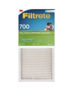 3M Filtrete 16 In. x 25 In. x 1 In. Dust, Pollen & Pet Dander Reduction 700 MPR Furnace Filter