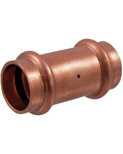 NIBCO 1/2 In. x 1/2 In. Press Copper Coupling with Stop