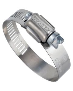 Ideal 1/2 In. - 1-1/16 In. 57 Stainless Steel Hose Clamp with Zinc-Plated Carbon Steel Screw