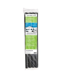Tundra 1/2 In. Wall Semi-Slit Polyethylene Pipe Insulation Wrap, 3/4 In. x 3 Ft. (4-Pack) Fits Pipe Size 3/4 In. Copper / 1/2 In. Iron