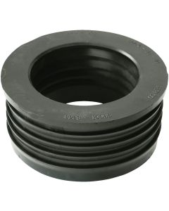 Fernco DWV 4 In. x 3 In. Sewer and Drain PVC Iron Pipe Hub Adapter