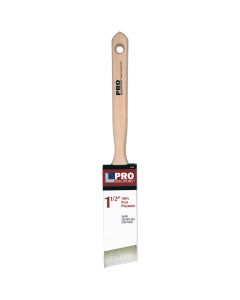 1-1/2" Pro Solutions 24215 Polyester Paint Brush Angle Sash, Standard Handle