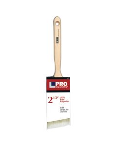 2-1/2" Pro Solutions 24225 Polyester Paint Brush Angle Sash, Standard Handle
