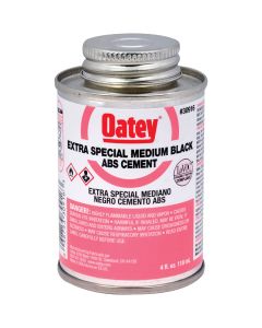 Oatey 4 Oz. Medium Bodied Black Extra Special ABS Cement