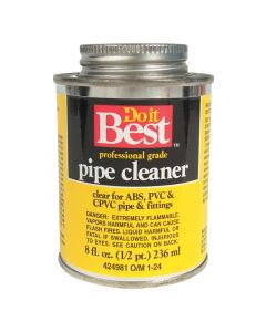 Do it Best 8 Oz. All-Purpose Pipe Clear PVC Cleaner
