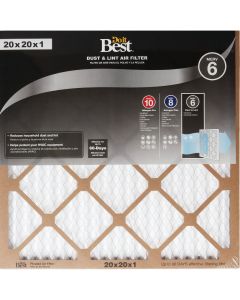 Do it Best 20 In. x 20 In. x 1 In. Dust & Lint MERV 6 Furnace Filter