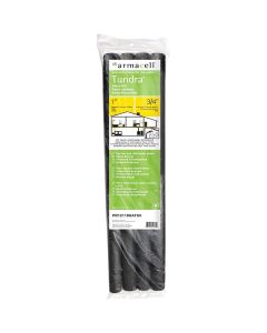 Tundra 1/2 In. Wall Semi-Slit Polyethylene Pipe Insulation Wrap, 1/2 In. x 3 Ft. (4-Pack) Fits Pipe Size 1 In. Copper / 3/4 In. Iron