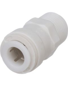 Watts Aqualock 3/8 In. OD x 3/8 In. MPT Push-to-Connect Plastic Adapter