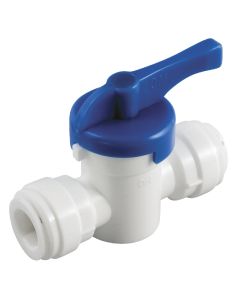 Anderson Metals 1/4 In. x 1/4 In. Plastic Push-In Ball Valve