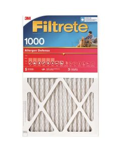 Filtrete 14 In. x 20 In. x 1 In. 1000/1085 MPR Allergen Defense Furnace Filter, MERV 11