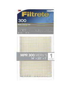 3M Filtrete 14 In. x 20 In. x 1 In. Basic Dust & Lint 300 MPR Furnace Filter
