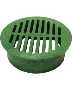 NDS 8 In. Green PVC Round Grate