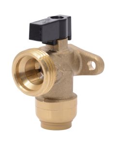 SharkBite 1/2 in. x 3/4 in. MHT Push-to-Connect Angle Washing Machine Valve