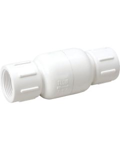 ProLine 1/2 In. PVC Schedule 40 Spring Loaded Check Valve