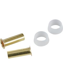 Do it 1/4 In. Brass Compression Insert (2-Pack)