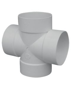 IPEX Canplas SDR35 Sewer and Drain 4 In. Solvent Weld PVC Cross