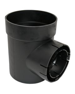 NDS 6 In. Black Spee-D Single Catch Basin Outlet