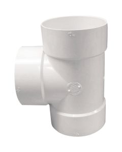 IPEX Canplas 4 In. PVC Sewer and Drain Sanitary Bull Nose Tee