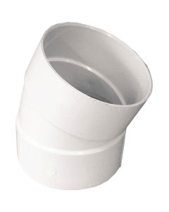 IPEX Canplas 4 In. SDR 35 22-1/2 Deg. PVC Sewer and Drain Elbow (1/16 Bend)