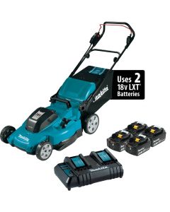 36V (18V X2) LXT® 21" Lawn Mower Kit, 4 ea. BL1840B battery, dual port charger (4.0Ah)