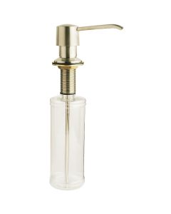 Do it Brushed Nickel Clear Body Soap Dispenser