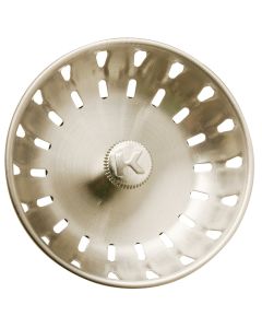 Do it Brushed Nickel Replacement Basket Strainer Cup with Fixed Post