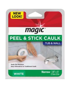 Magic 7/8 In. x 11 Ft. White Caulk Strip