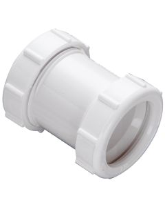 Do it 1-1/2 In. X 1-1/2 In. White Plastic Extension Coupling