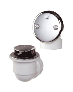 Do it Schedule 40 PVC Bathtub Drain Stopper with Polished Chrome Foot Lok Stop