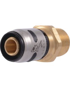 SharkBite EvoPex 1/2 In. x 1/2 In. MPT Push-to-Connect Plastic Connector