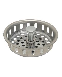 Do it 3-1/2 In. Stainless Steel Adjustable Post Basket Strainer Stopper