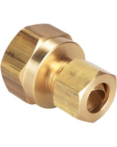 Do it 3/8 In. x 1/2 In. Brass Union Compression Adapter