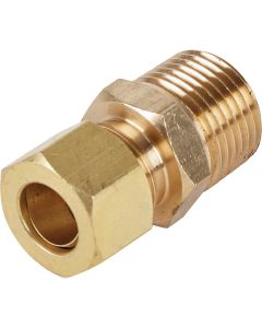 Do it 3/8 In. x 3/8 In. Brass Male Union Compression Adapter