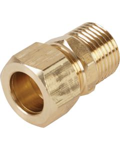 Do it 5/8 In. x 1/2 In. Brass Male Union Compression Adapter