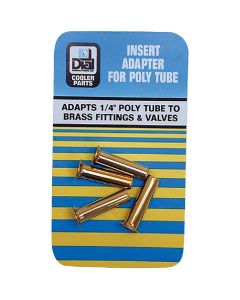 Dial 1/4 In. Poly Tube Insert Adapter (4-Pack)