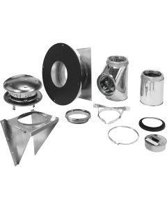 SELKIRK Sure-Temp 6 In. Stainless Steel Thru-The-Wall Chimney Support Kit