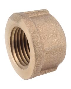 Anderson Metals 1/2 In. Red Brass Threaded Pipe Cap