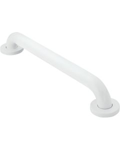 Moen Home Care 18 In. x 1-1/2 In. Concealed Screw Glacier Grab Bar, White