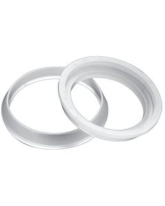 Do it 1-1/4 In. x 1-1/2 In. Clear Poly Slip Joint Washer (2-Pack)