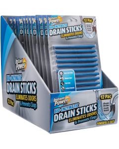 Instant Power Bio-Enzymatic Sticks Drain Cleaner (12-Pack)