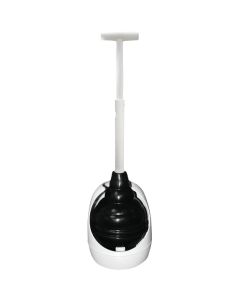 Korky Beehive Max HideAway Telescoping Plunger with Holder