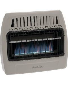 Comfort Glow 30,000 BTU Natural Gas (NG) or Propane (LP) Vent Free Blue Flame Gas Wall Heater