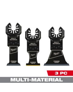 Milwaukee OPEN-LOK™ Multi-Material Multi-Tool Blade Variety Pack 3 Pack